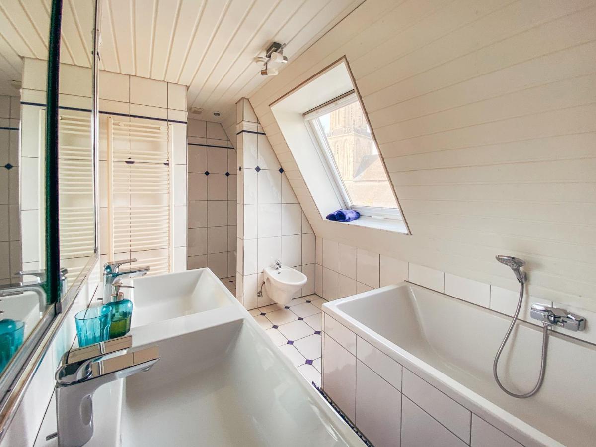 Rheinloft 3 - Grosse Giebelwohnung Mit Dachterrassen An Der Rheinpromenade Emmerich Exterior foto