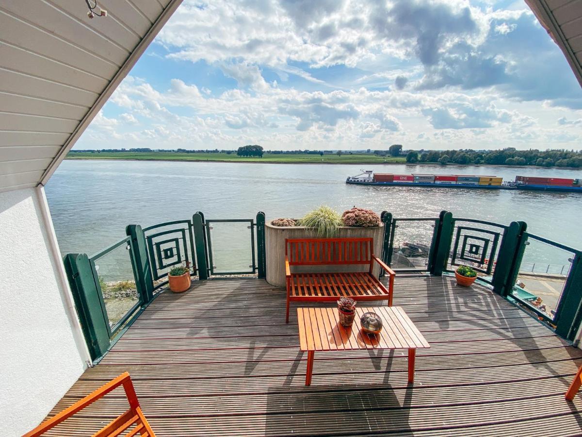 Rheinloft 3 - Grosse Giebelwohnung Mit Dachterrassen An Der Rheinpromenade Emmerich Exterior foto